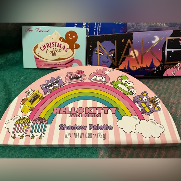 Makeup BUNDLE Eyeshadow Palettes Lime Crime Sanrio Too Faced Sephora Hello Kitty - Picture 2 of 16